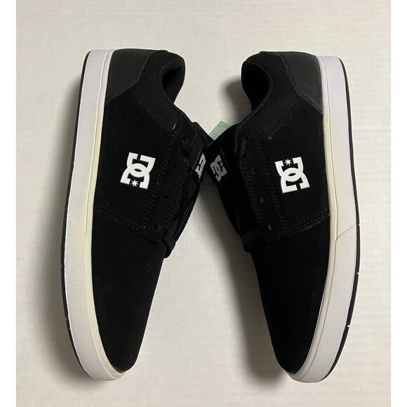 Mens DC Skateboard Shoes Crisis 2 Black White US 11.5 Discolored Rubber NWT - Picture 4 of 10